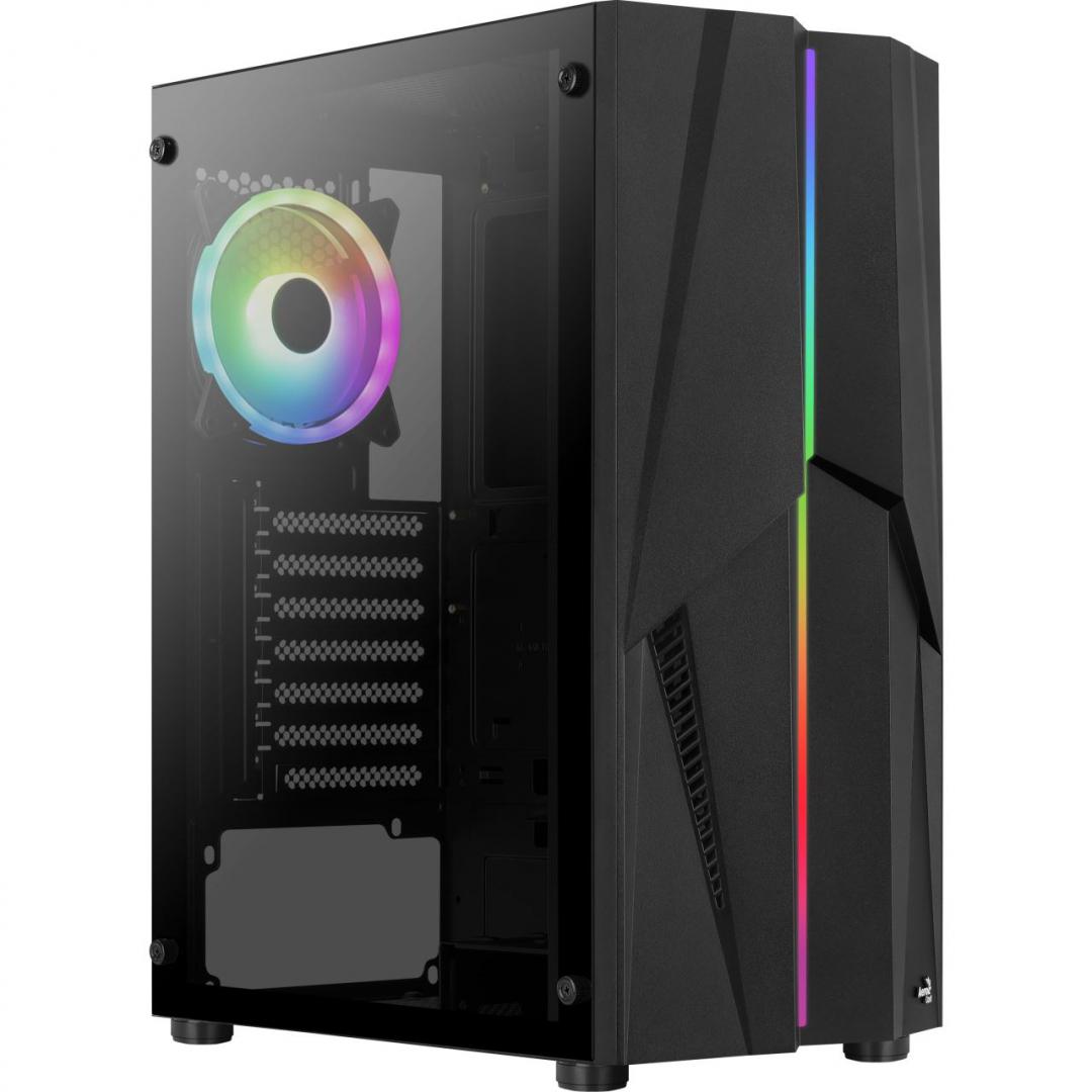 Carcasa Aerocool Mecha, Mid-Tower NEGRU