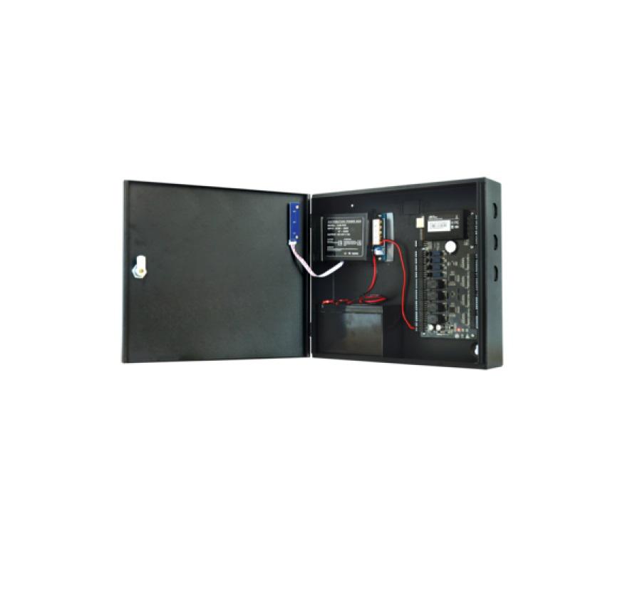 Carcasa pentru centrala de control access, CAB3-PS5; Cabinet metalic cu sursa de 12V/5A+;