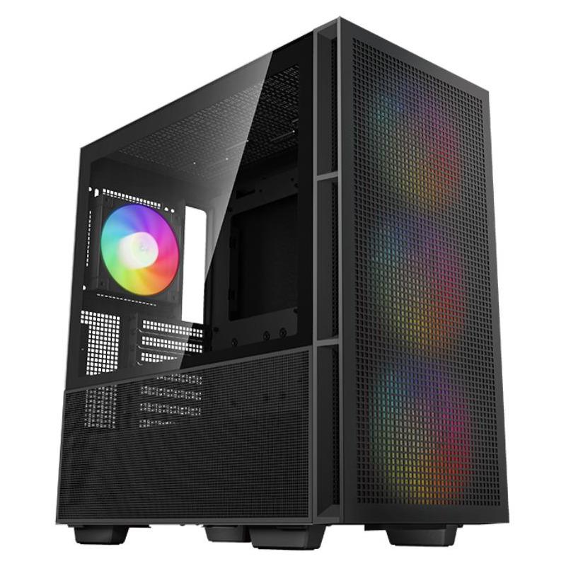 Carcasa DEEPCOOL CH560 Mid Tower ARGB NEGRU