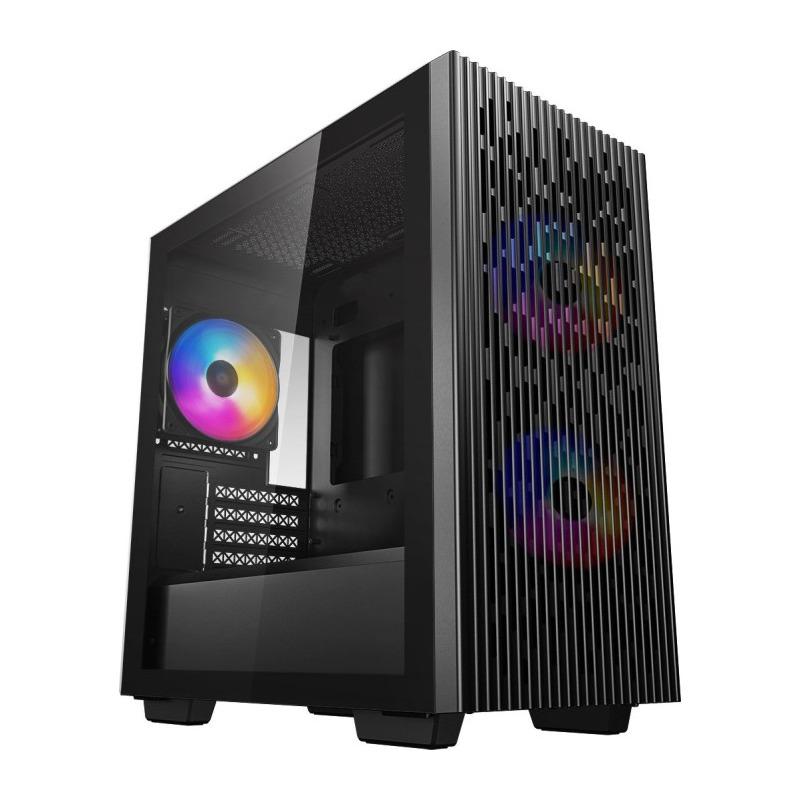 Carcasa DEEPCOOL MATREXX 40 3FS Mini Tower RGB NEGRU