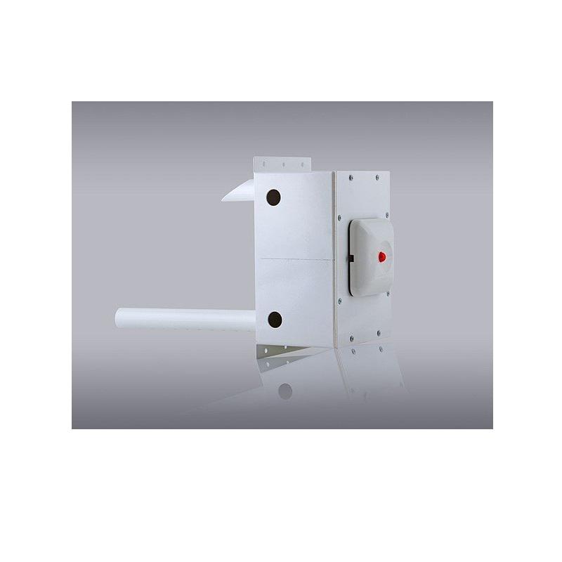 Duct smoke detector with built-in conventional smoke detector and LEDremote indicator.Detect the presence of smoke in air-steam of d uctwork sections ofventilating compartments.