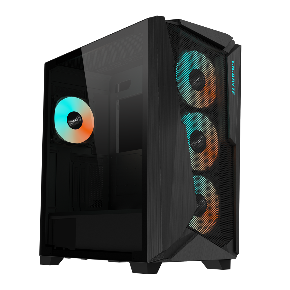 Carcasa GIGABYTE C301 GLASS V2 Mid Tower ARGB NEGRU