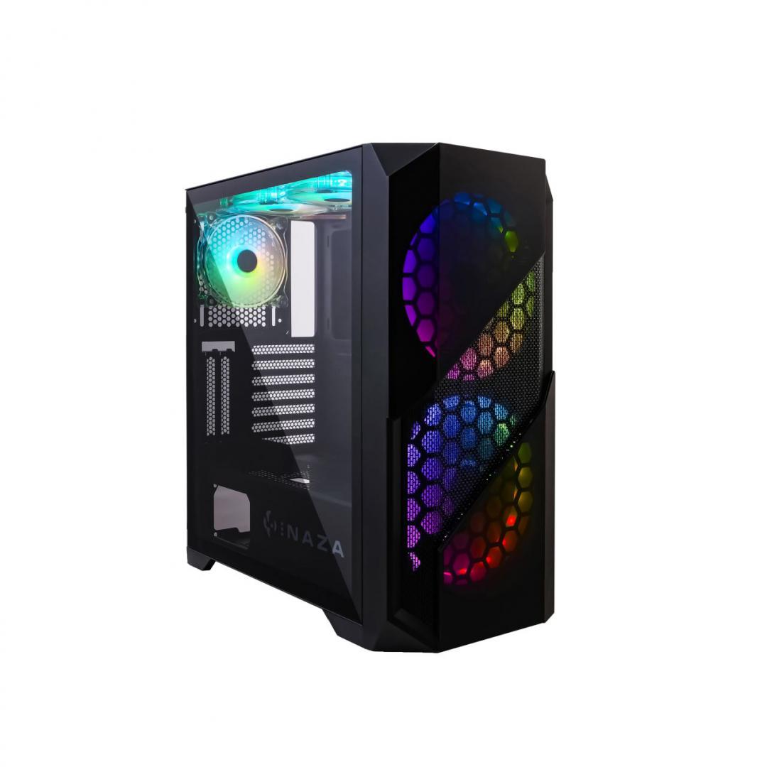 Carcasa Inaza Prism Mid Tower NEGRU