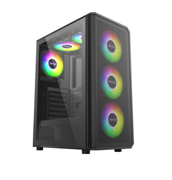 Carcasa PRO GAMING GHOST Mid Tower ARGB Negru