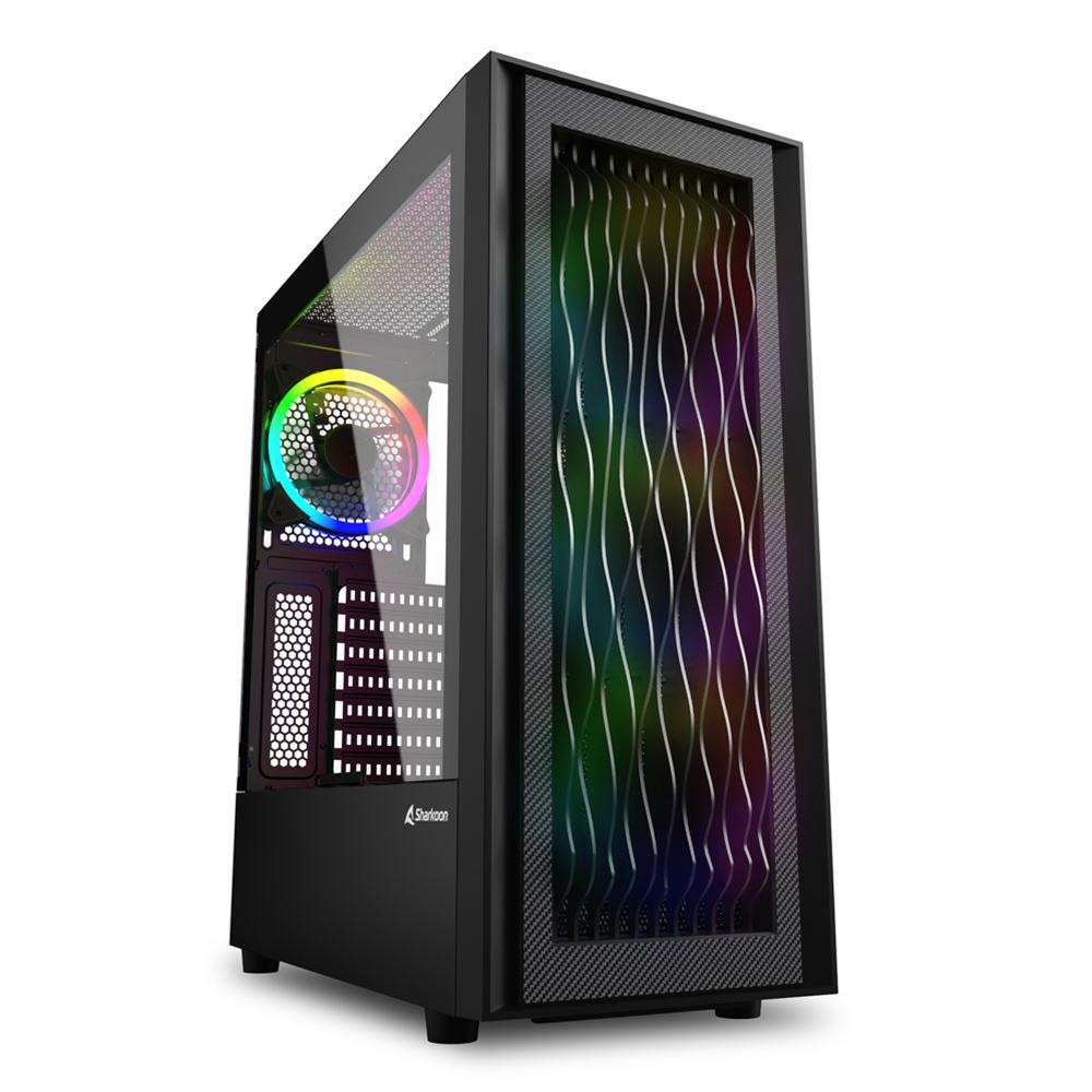 Carcasa Sharkoon RGB WAVE Mid Tower NEGRU