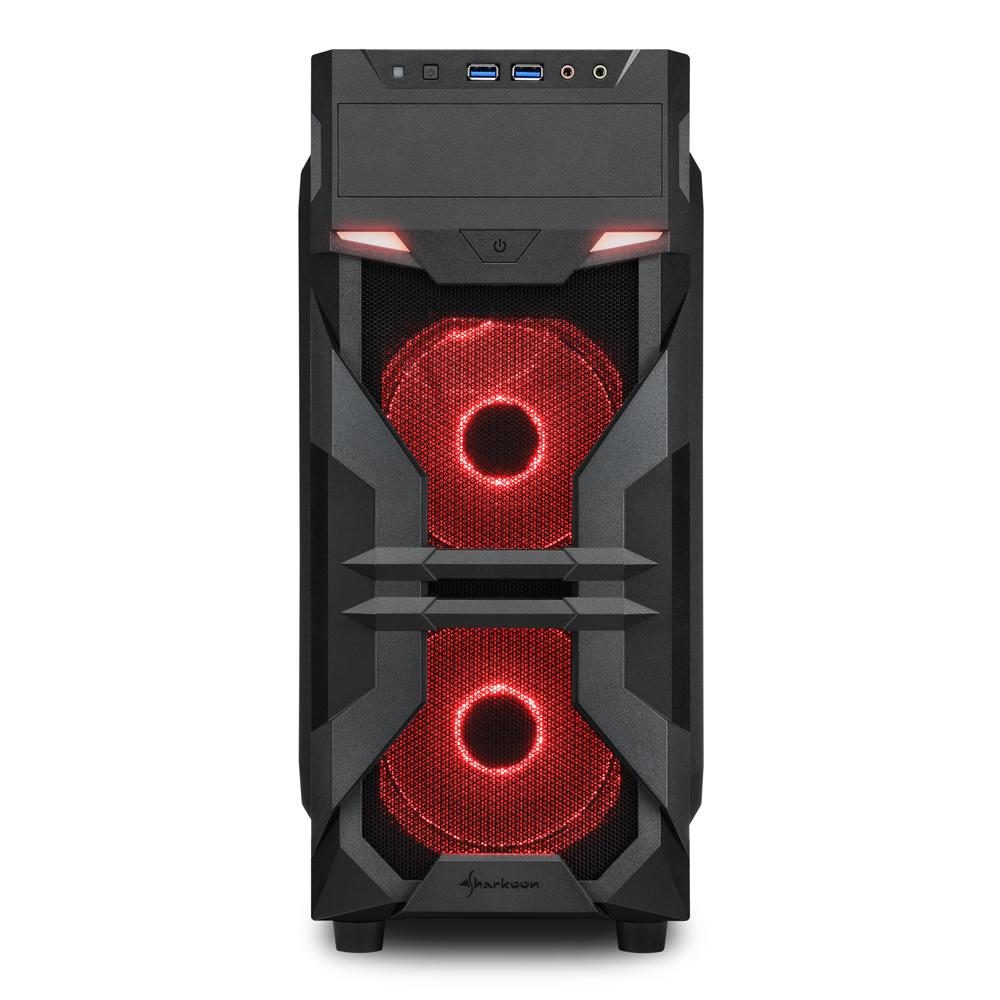 Carcasa Sharkoon VG7-W ATX, fara sursa, red