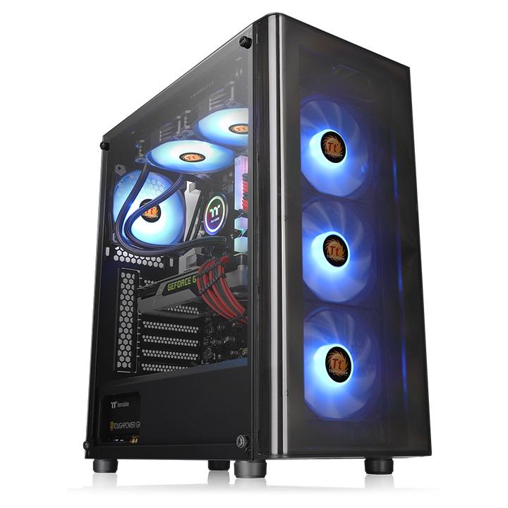 Carcasa Thermaltake V200 Mid Tower NEGRU