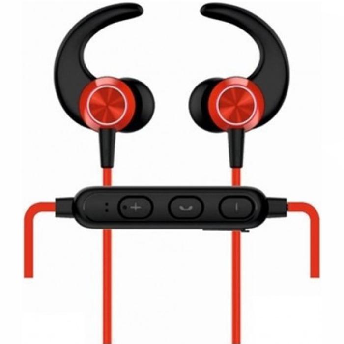 Casti sport Swissten Active in-ear, bluetooth, rosu