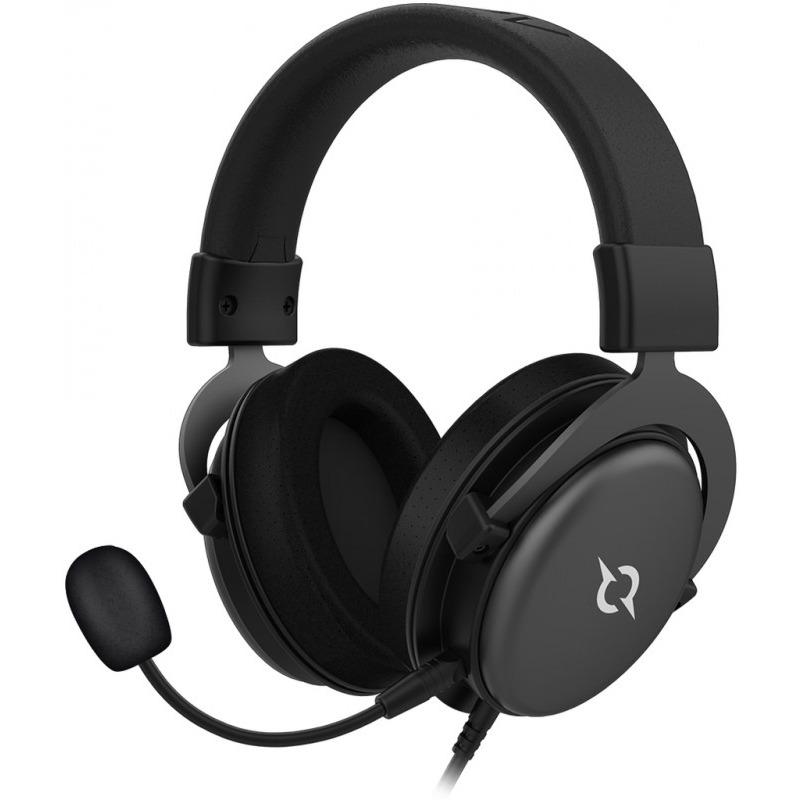 Casti over-ear AQIRYS Sirius, sistem de sunet 7.1 Virtual Surround, cu fir, cu microfon detasabil