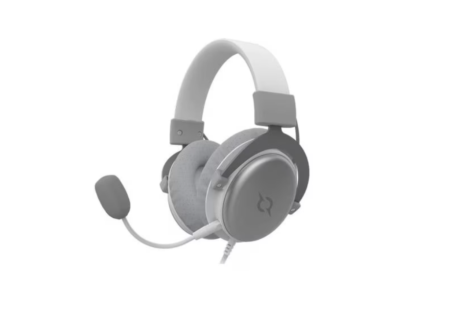 Casti over-ear AQIRYS Sirius, sistem de sunet 7.1 Virtual Surround, cu fir, cu microfon detasabil, conectori 1x TRRS 3.5 mm jack (PS, XBOX, mobile), 2x TRS 3.5 mm jack (PC, stereo), USB 2.0 (PC only),  tehnologie noise cancelling, frecventa 20 Hz - 20Hz, albe