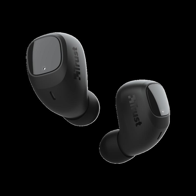 Casti cu microfon Trust Nika Compact Bluetooth Earphones, negru