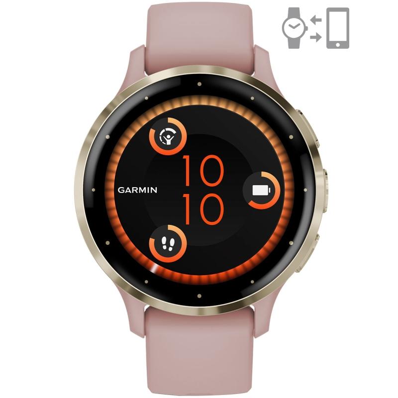 Ceas Garmin Venu 3S Pink Dawn/Soft Gold