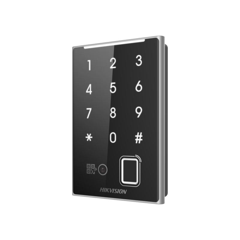 Supports RS-485 and Wiegand (W26, W34) protocol Supports reading DESfire card, Felica card and M1 card Supports authentication via card, password, fingerprint and QR code Supports bluetooth module (when connecting by RS-485) Tamper-proof function Max. 5000 fingerprint capacity