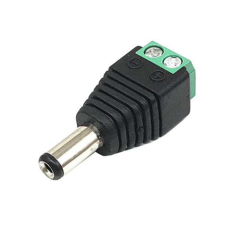 Conector de alimentare (TATA), 12V, cu surub, 5.5*2.1mm, ND-CON18A- 10buc, pachet 10 bucati