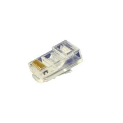 Conector RJ45 Cat6 Hikvision DS-1M02; punga 100 bucati; MAX Current: 1.5A @25℃; Insulation Resistance: ≥1000MΩ @100V DC; Tensile Strength:50N for 60s±5s; Polycarbonate, UL94V-2; Copper alloy + 15u inch gold plating