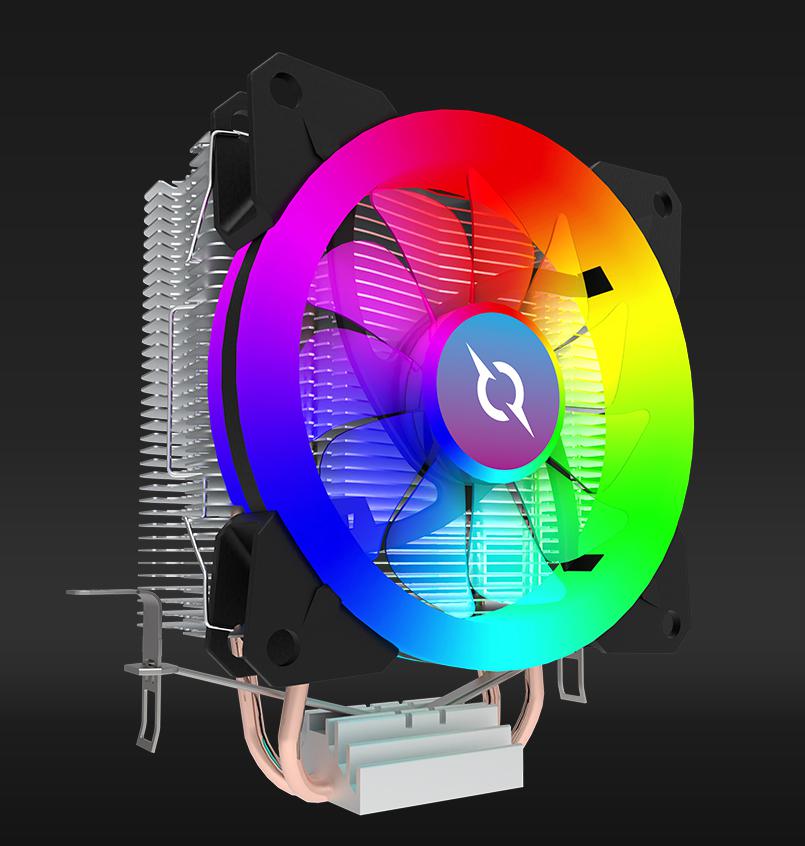 Cooler Procesor AQYRIS PUCK RGB PWM NEGRU