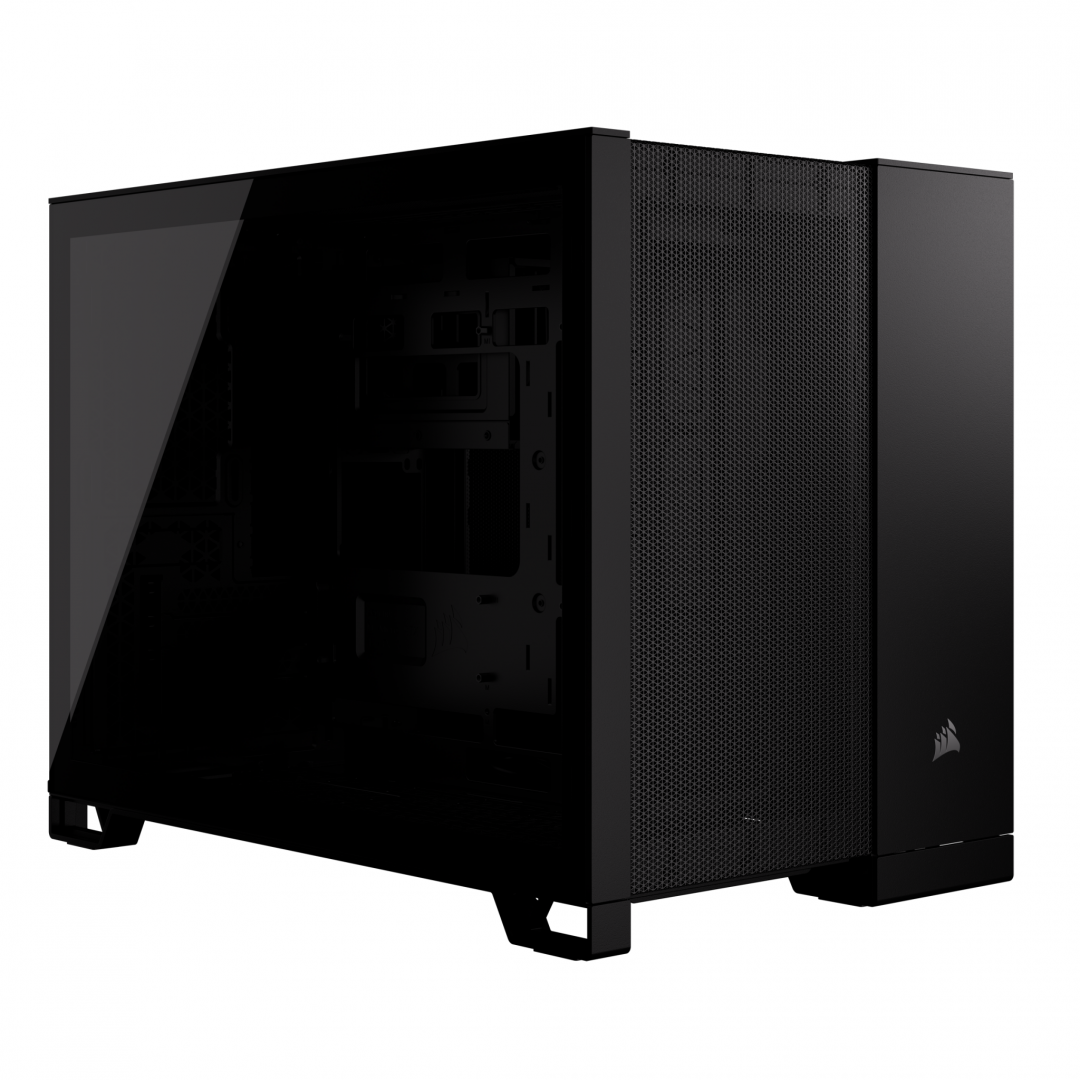 Carcasa CORSAIR 2500D AIRFLOW Micro ATX Dual Chamber NEGRU