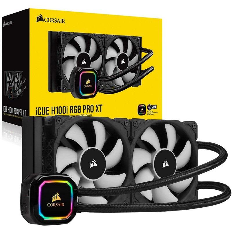 Cooler Procesor CORSAIR iCUE H100i RGB PRO XT NEGRU