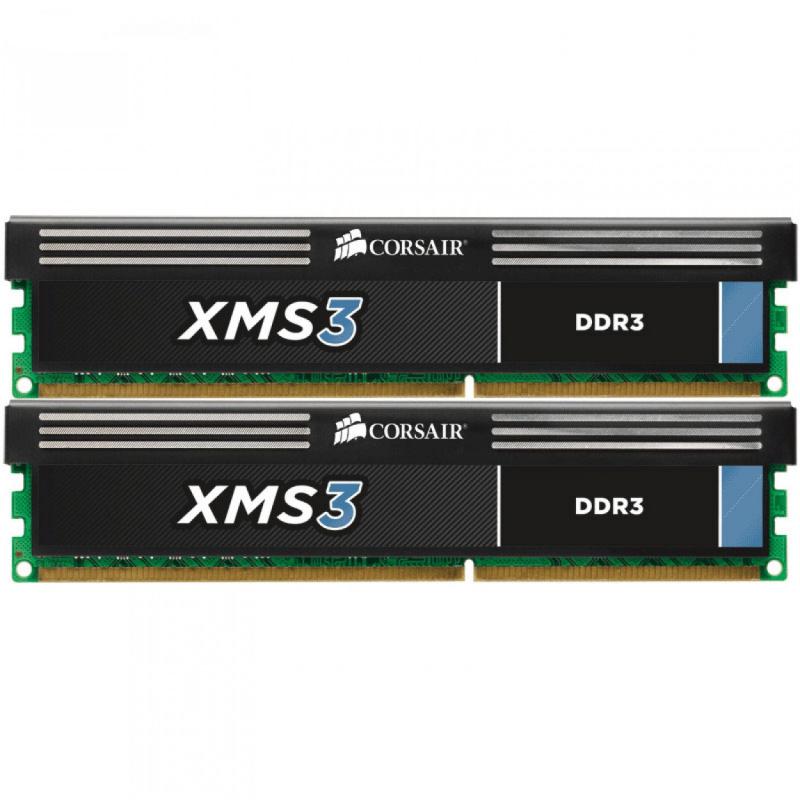 Memorie RAM Corsair XMS3, DIMM, DDR3, 8GB (2x4GB), CL9, 1600MHz