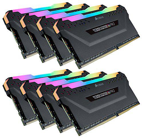 Memorie RAM Corsair VENGEANCE PRO RGB, DIMM, DDR4, 128GB (8x16GB), CL16, 3200MHz