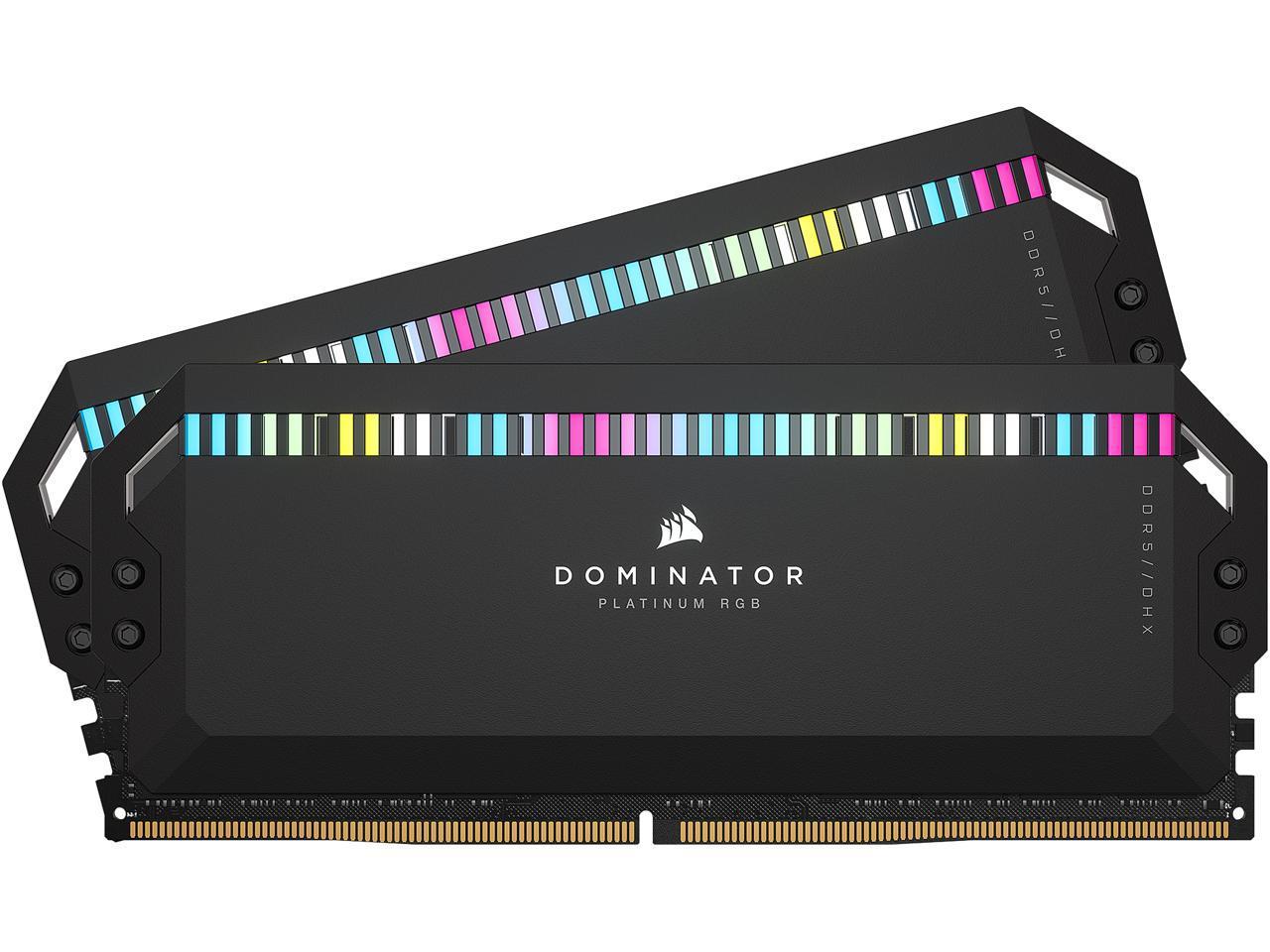 Memorie RAM CORSAIR DIMM DOMINATOR PLATINUM 32GB(2x16)6000MHz DDR5 CL30,1.40V XMP 3.0 BLACK