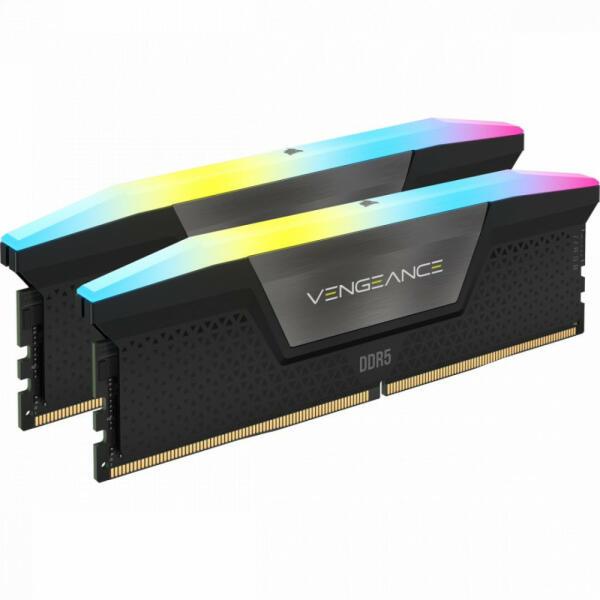 Memorie RAM Corsair Vengeance RGB 64GB DDR5 5600MHz CL36 Kit of 2