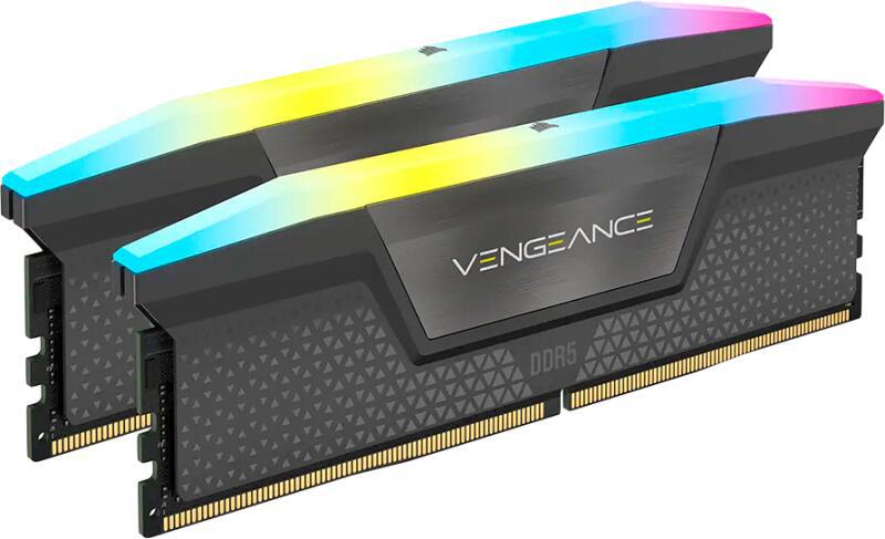 Memorie RAM Corsair Vengeance RGB 64GB DDR5 6000MHz CL30 Kit of 2