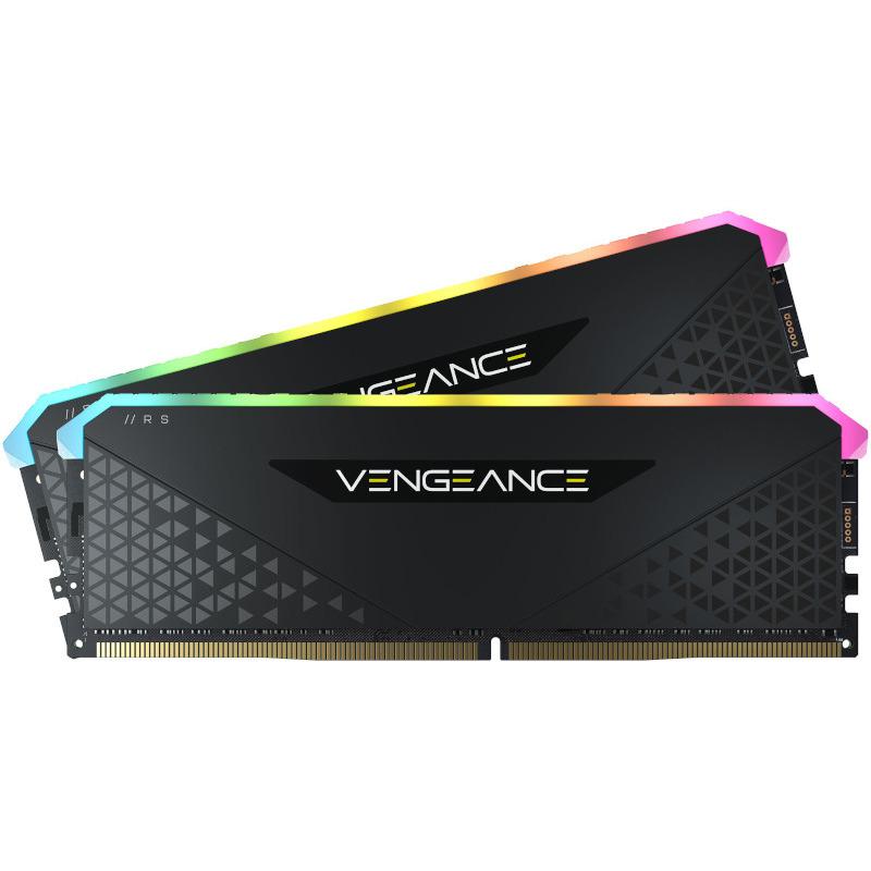MEMORIE RAM CORSAIR VENGEANCE RGB DIMM DDR4, 32GB (2x16GB), CL16, 3200MHZ