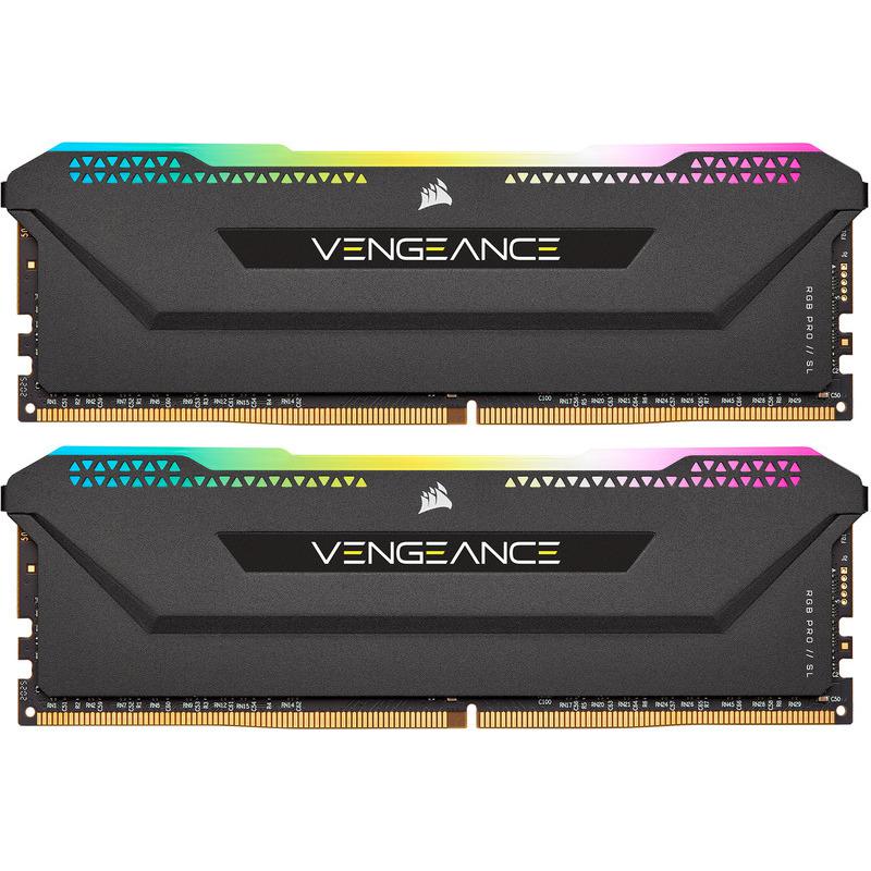 MEMORIE RAM CORSAIR DIMM VENGEANCE RGB PRO SL, DDR4 16GB (2x8GB), CL18, 3600MHZ