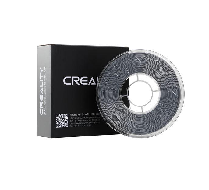 CREALITY CR PLA 3D Printer Filament, grey, 1KG, Printing temperature: 190-220, Filament diameter: 1.75mm, Tensile strength: 60MPa, Size of filament wheel: Diameter 200mm, height 66mm, hole diameter 56mm. Utilizare: pana la 6 luni de la deschiderea ambalajului.