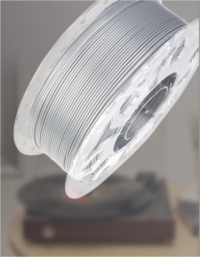 CREALITY CR PLA 3D Printer Filament, ivory white, 1KG, Printing temperature: 190-220, Filament diameter: 1.75mm, Tensile strength: 60MPa, Size of filament wheel: Diameter 200mm, height 66mm, hole diameter 56mm. Utilizare: pana la 6 luni de la deschiderea ambalajului.