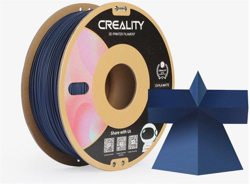 CREALITY CR PLA 3D Printer Filament, matte navy blue, Printing temperature: 190-220, Filament diameter: 1.75mm, Tensile strength: 60MPa, Size of filament wheel: Diameter 200mm, height 66mm, hole diameter 56mm. Utilizare: pana la 6 luni de la deschiderea ambalajului.