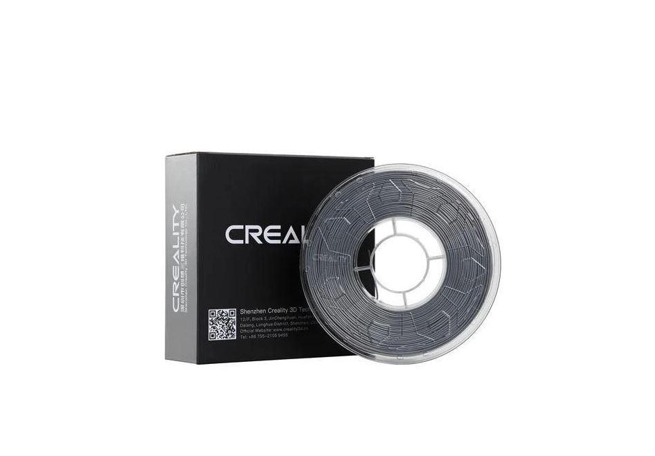 CREALITY CR PLA 3D Printer Filament, silver, 1KG Printing temperature: 190-220, Filament diameter: 1.75mm, Tensile strength: 60MPa, Size of filament wheel: Diameter 200mm, height 66mm, hole diameter 56mm. Utilizare: pana la 6 luni de la deschiderea ambalajului.