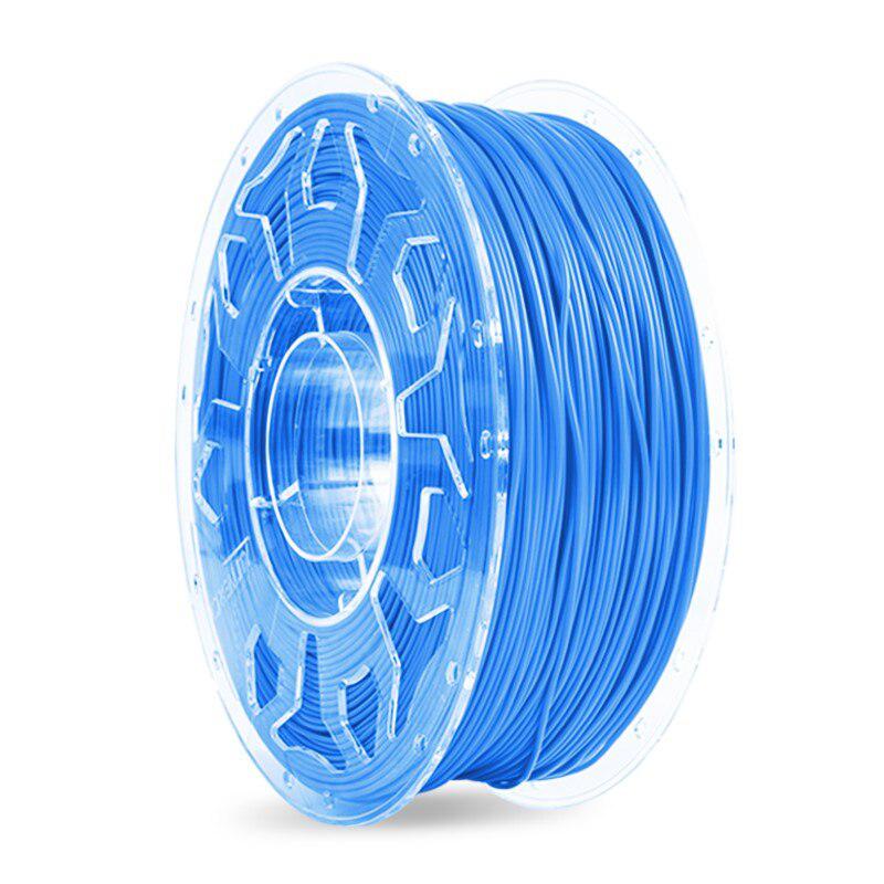CREALITY CR PETG 3D Printer Filament, blue, Printing temperature: 230-250°C, Filament diameter: 1.75mm, Tensile strength: 49MPa, Size of filament wheel: Diameter 200mm, height 66mm, hole diameter 53mm. Eco-friendly, odorless, non-toxic. Utilizare: pana la 1 an de la deschiderea ambalajului.