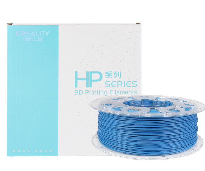 CREALITY HP PLA 3D Printer Filament, Blue, Printing temperature: 190- 220, Filament diameter: 1.75mm, Tensile strength: 60MPa, Size of filament wheel: Diameter 200mm, height 70mm, hole diameter 56mm. Utilizare: pana la 6 luni de la deschiderea ambalajului.