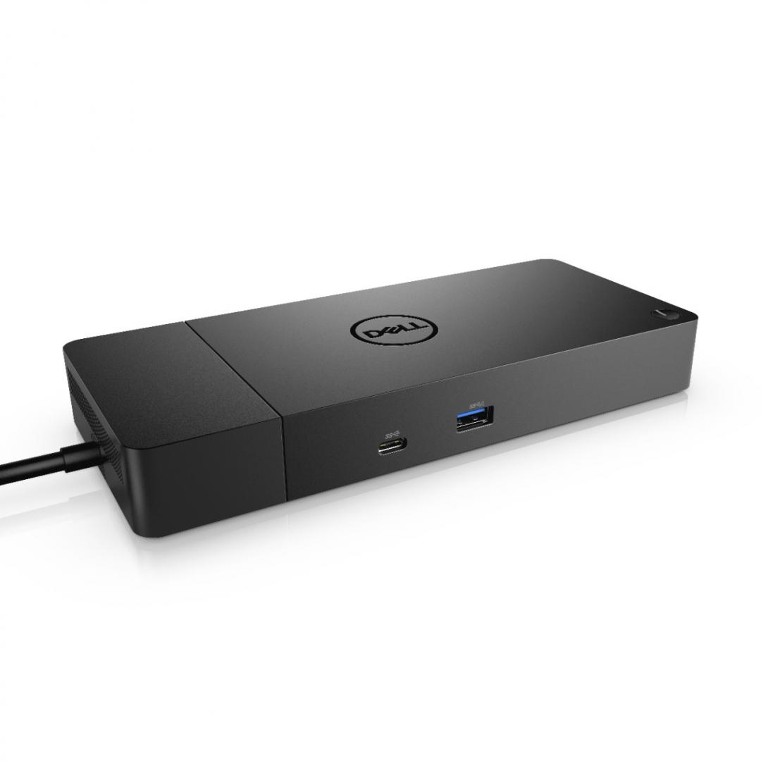 Dell Docking Station WD19S 130W, Docking Interface USB-C, Ports & Slots: 1x USB-C 3.1 Gen 2, 1x USB-A 3.1 Gen 1 with PowerShare, 2x DisplayPort 1.4, 1x HDMI 2.0b, 1x USB-C Multifunction DisplayPort, 2x USB-A 3.1 Gen 1 , 1x Gigabit Ethernet, Dimensions (WxDxH): 20.5 cm x 9 cm x 2.9 cm, Weight:585g, 3