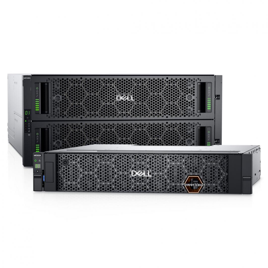 Dell ME5012 Storage Array; 25Gb iSCSI 8 Port Dual Controller; 3 x 12TB 7.2K RPM SAS ISE 12Gbps 512e 3.5"; Rack Rails 2U; Power Supply, 580W, Redundant, WW; ProSupport and Next Business Day Onsite Service Initial, 36 Month(s)