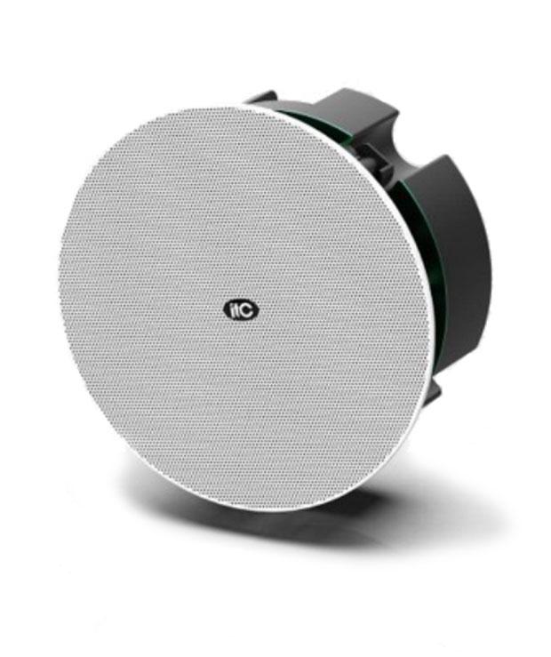 Difuzor incastrabil (Ceiling Speaker) ITC T-WF600, WIFI + Bluetooth, 25W (Wifi speaker) + 25W (External speaker), 8 ohm, 90 dB, frequency response 20-22KHz, ABS, suprafata cu plasa metalica de culoare alba, alimentare AC100-240V 50Hz, dimensiuni 204×100mm