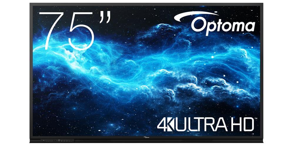 Display interactiv 75" 4K UHD OPTOMA 3752RK, Android 11 upgrade ulterior Android 13