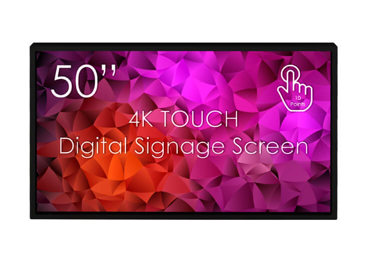 Display LED 50" cu touch 4K 24/7 Profesional SWEDX SDST50K8-02