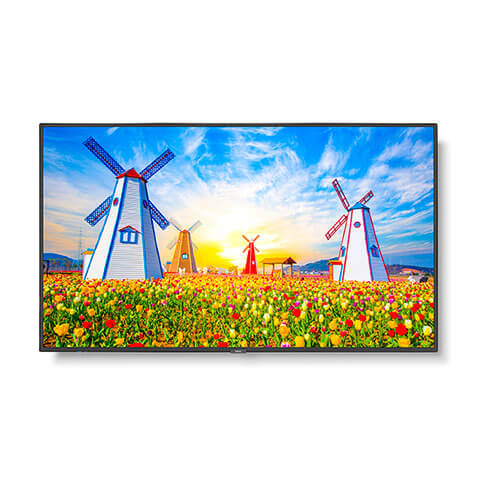 Display NEC 65" MultiSync® M651, UHD 3840 x 2160, 500cd/m2 E-LED backlight, 24/7