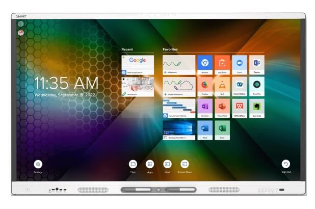 Display SMART Board® MX265-V4 Educational 65'', 16:9, Android 11
