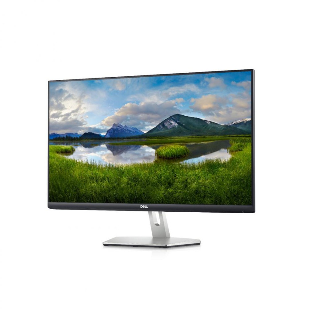 Monitor Dell 27'' 68.6 cm LED IPS FHD (1920 x 1080) at 75Hz, Aspect Ratio: 16:9, Anti-glare 3H hardness, Response time (typical) 4ms gray to gray in extreme mode, Brightness: 300 cd/m2, contrast 1000:1 (typical), Color gamut (typical): 72% NTSC (CIE 1931), Typical viewing angles (vertical /