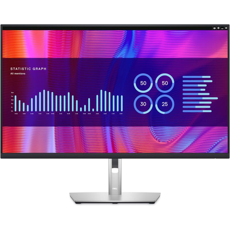 Monitor LED Dell P3223DE, 31.5inch, QHD IPS, 5ms, 60Hz, negru