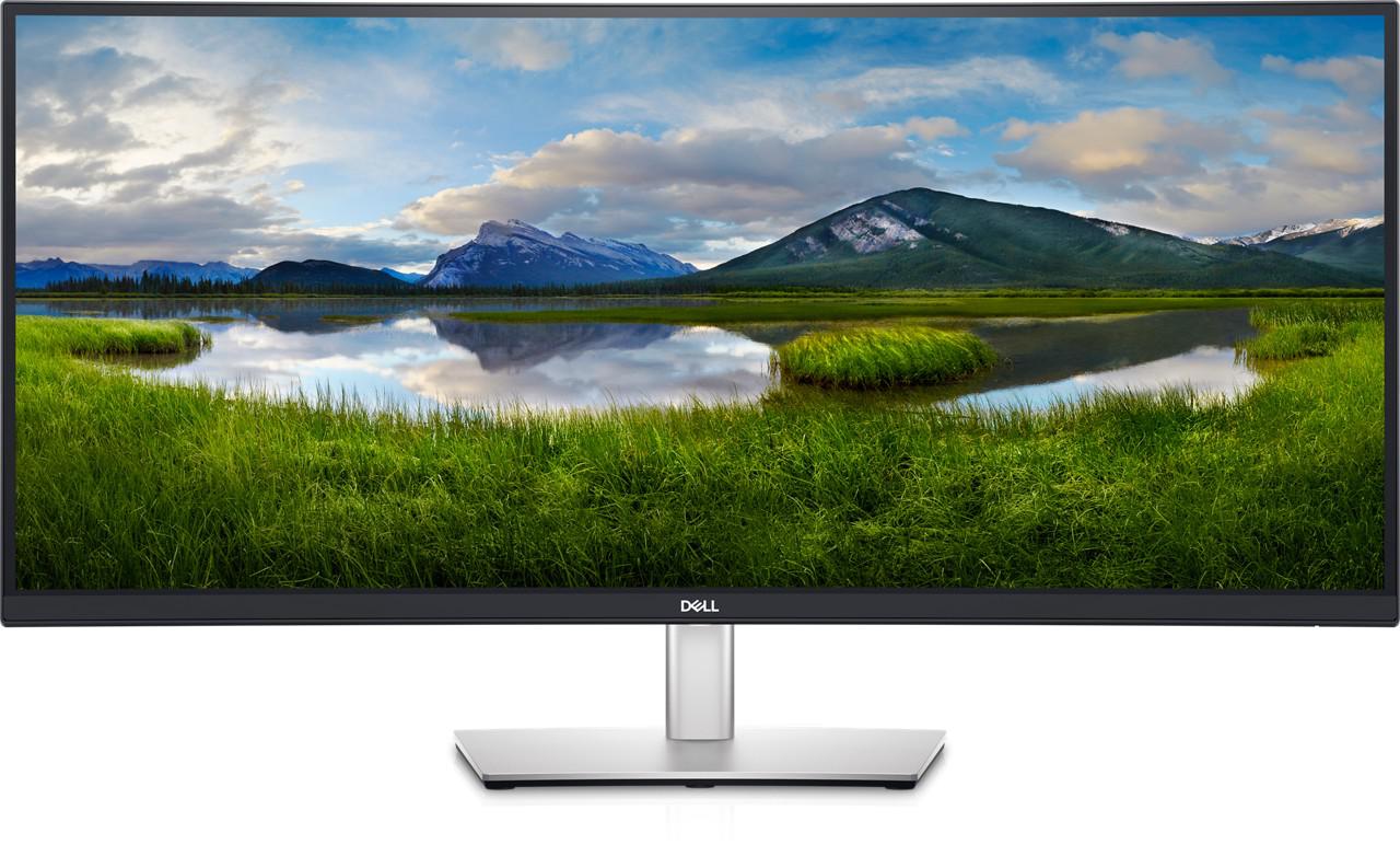 Monitor Dell 34'' P3421WM, Curved, IPS, WLED, WQHD, 3440 x 1440 at 60Hz, 21:9, USB-C