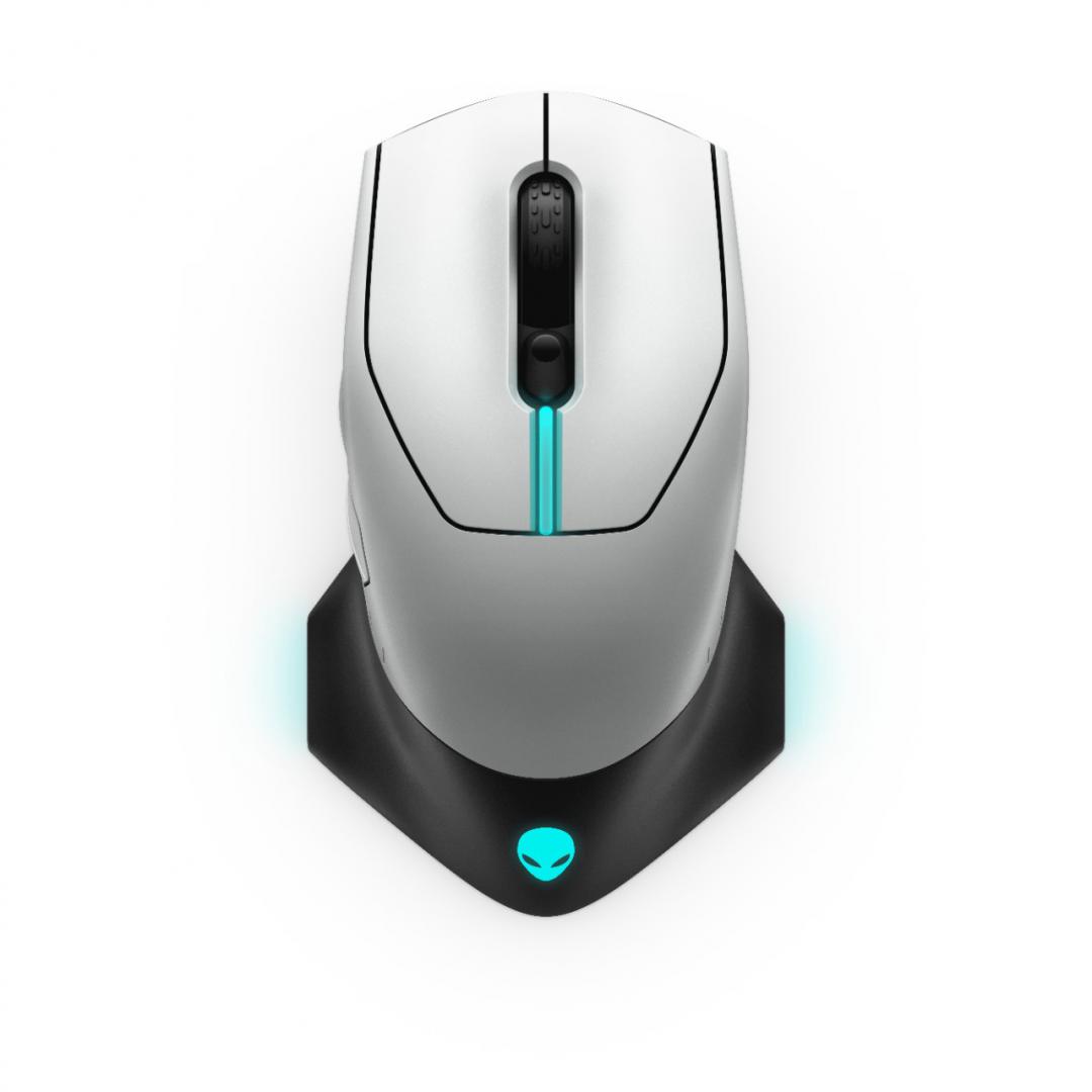 Mouse Dell Alienware Gaming AW610M, wireless, Lunar Light