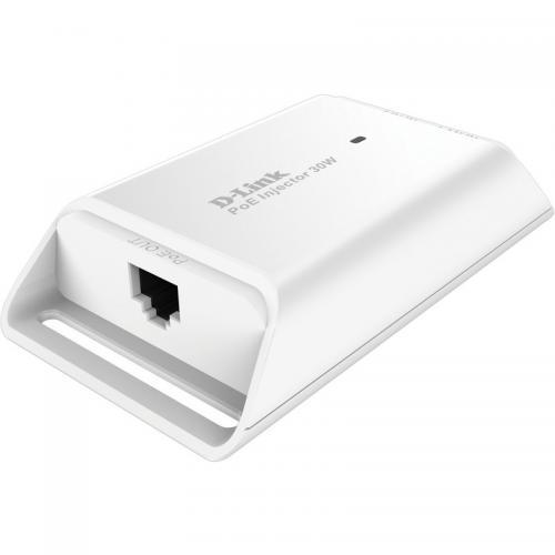 Port D-Link, Poe Injecor, DPE-301GI, 1000BASE-T Gigabit Ethernet, PoE options: 802.3at, 1 Port.