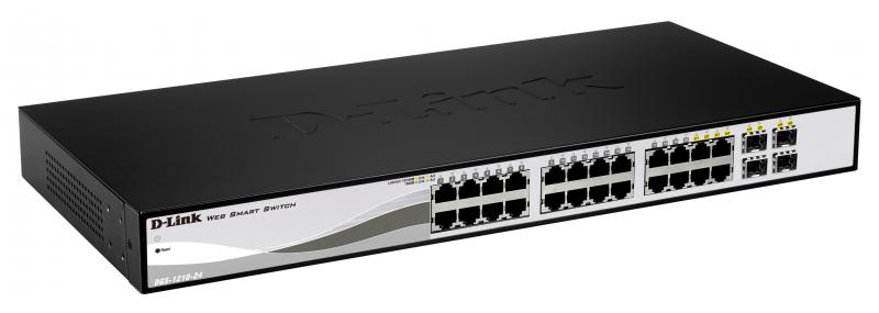 Switch D-Link DGS-1210-24, 24 port, 10/100/1000 Mbps