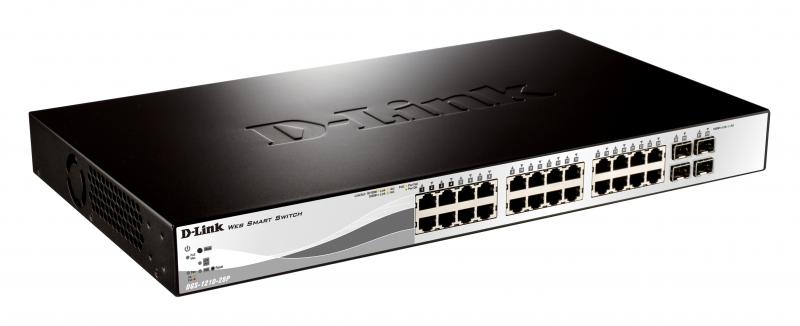 Switch D-Link DES-1210-28P, 24 port, 10/100 Mbps