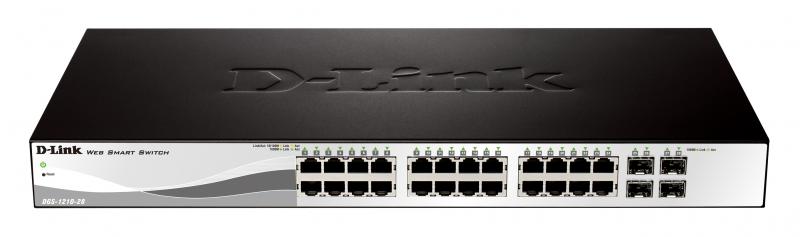 Switch D-Link DGS-1210-28, 24 port, 10/100/1000 Mbps